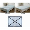 thumbnail image 6 of THIVCEN Update Bed Sheet Clips, Adjustable Sheet Straps Suspenders Gripper Fastener,6 Sides Triangle Heavy Duty Fuit for Round and Square Mattress Cribs and Shape,Keeping You Sheets in Place White, 6 of 7