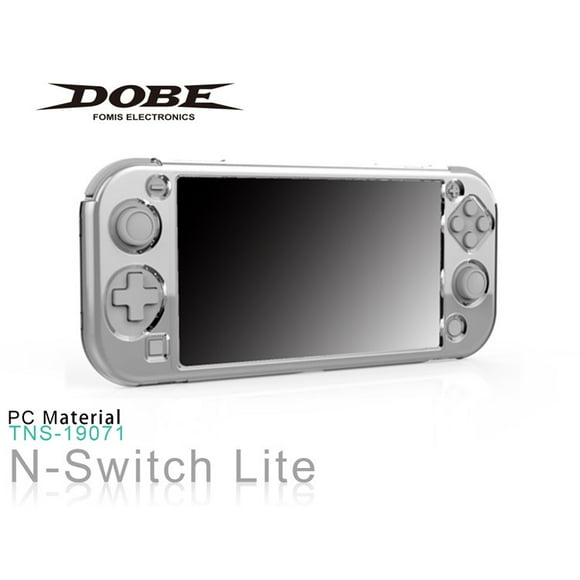 Nintendo Switch Lite Étui de Protection Cristal Clair - Coque Rigide Antichoc Anti-Rayures avec Prise Antidérapante pour Switch Mini, Protecteur Transparent Ajusté