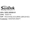 thumbnail image 4 of MasterCraft Boat Non-Skid Mat 554071A | SeaDek 29 3/4 x 4 Inch Mocha, 4 of 4