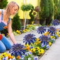 thumbnail image 6 of PSVFUJZ Metal Flower Garden Stakes,Decorative Garden Stakes Ornaments Outdoor Yard Art Decorative Lawn Accents for Backyard Patio Garden Walkway and General Outdoor Landscape Use, 6 of 8