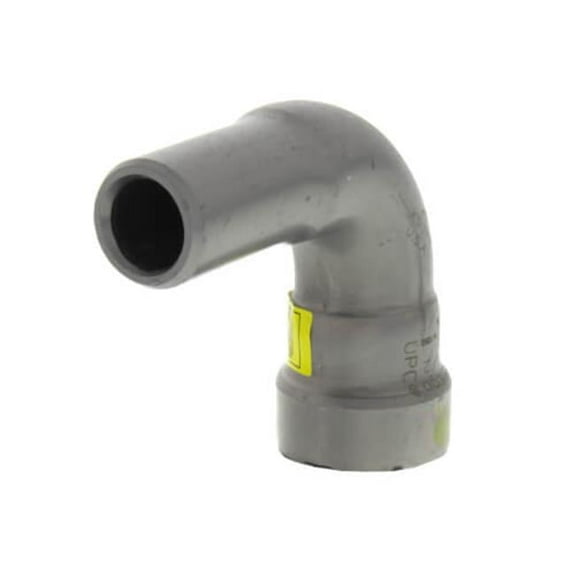 Viega QVG-26051 0.5 in. Street Elbow 90 deg Steel, MegaPressG, Pipe x Press Fitting, Black