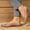 Gold, variant on Women's Round Toe Mesh Jelly Slip-On Low Heel Sandals, Comfort Waterproof Summer Beach Shoes