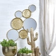thumbnail image 4 of Sagebrook Home METAL 39" MIRRORED WALL DECOR,GOLD, WB, 4 of 4