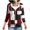 Red, variant on WRKEKC City Street Graphic Print Zip Up Hoodie for Women Raglan Sleeve Cozy Everyday Long Sleeve Pullover with Pockets Women's Fashion Red S