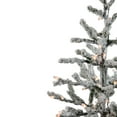 thumbnail image 3 of Northlight Pre-Lit Medium Flocked Alpine Twig Artificial Christmas Tree - 3' - Warm White Lights, 3 of 6
