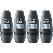 Dove Men + Care Cool Fresh Antiperspirant Roll-On, 1.7 Ounce / 50 Ml (Pack Of 4)