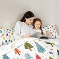 thumbnail image 5 of Castle Fairy Kids Christmas Tree 2pcs Bedding Comforter Set,Polka Dots Twin Comforter Sets,Festival Xmas Breathable Bedding Set,Super Cozy Room Decor, 5 of 8