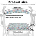 thumbnail image 6 of HELLHERO Rose Daisy Seat Back Covers Easy Fit Backrest Covers & Non-Slip Fit for Elderly with Secure Fit Reusable, 6 of 7