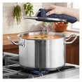 thumbnail image 2 of - 8 qt. Stainless Steel Stock Pot with Lid - Heavy Duty Induction Large Stock Stew Pot Cookware for Simmering Soup Canning Soup Pasta VegetableOven Safe & Induction Ready, 2 of 5