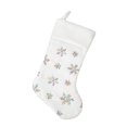thumbnail image 1 of Cateissary Bordado copo de nieve medias navideñas embalaje de regalo calcetines cortos de felpa contenedor árbol de Navidad bolsa de regalos de Lentejuela, 1 of 6