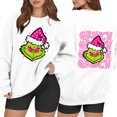 thumbnail image 2 of Oversized Christmas Sweatshirts for Women Xmas Crewneck Pullover Long Sleeve Funny Cute 4-White M, 2 of 5