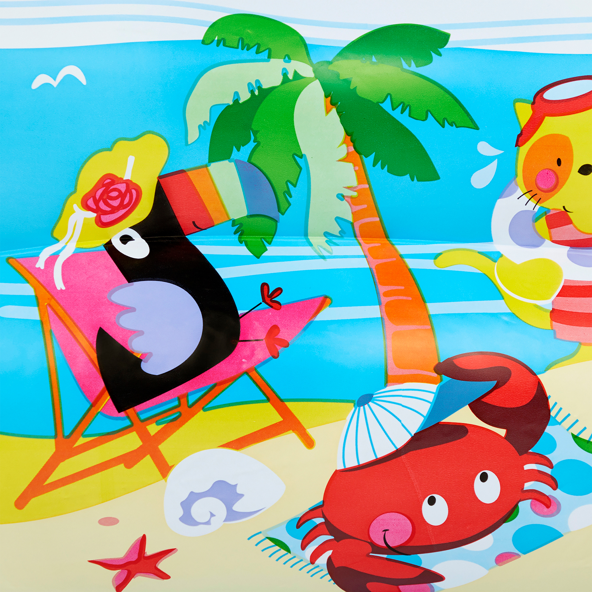 Intex 8.5ftx 5.25ft x 18in Swim Center Paradise Seaside Inflatable Kid Pool - image 5 of 7
