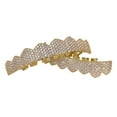 thumbnail image 1 of Chapado En Oro De 18 Quilates 3A Circonio Parrillas Dientes Boca Dientes Gorras Zulema Tapas de boca y dientes, 1 of 8
