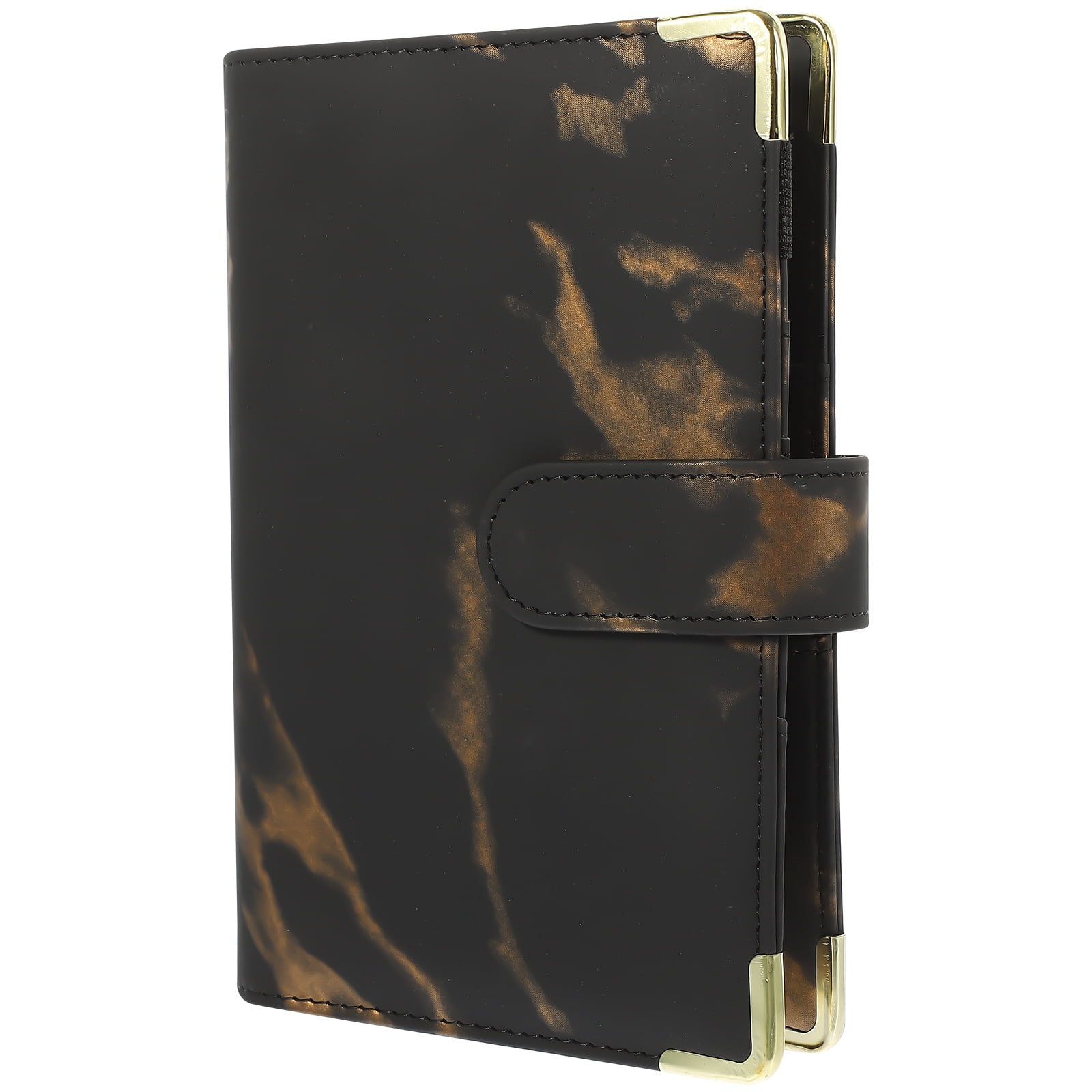 A6 PU Binder Cover Money Organizer for Cashes Cards Organizer Marble Printing Binder Cover