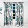 thumbnail image 2 of Designart 'Tropical Foliage Mood XVII' Tropical Curtain Panel, 2 of 5