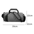 thumbnail image 2 of Bolso del gimnasio de los deportes del compartimiento de los zapatos con el bolsillo separado mojado seco para los hombres y las mujeres, bolso de la yoga del bolso, 2 of 5