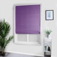 thumbnail image 7 of Shengshi Waterproof Shades Window Treatment Valance Room Darkening Curtain Free Punching Tie Up Shade Installed By Adhesive Tape 60x150cm Purple, 7 of 7