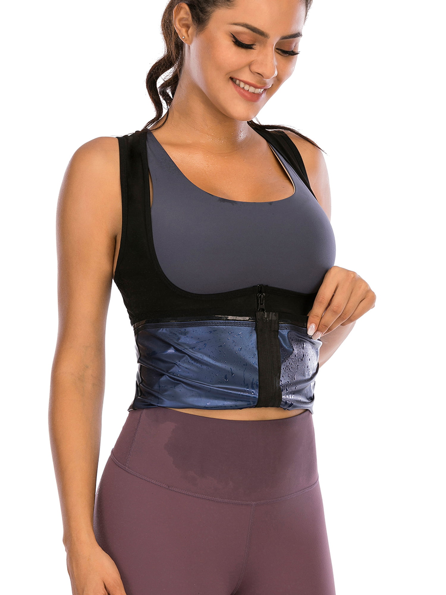 Plus Size Sauna Waist Trainer Slimming Workout TaLELINTA Top for