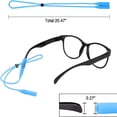 thumbnail image 5 of HLONK Sangle de Lunettes Réglable Rétenteur de Lunettes Lot de 12 avec Chiffon de Nettoyage pour Lunettes Support en Silicone pour Lunettes de Soleil Rétenteur de Lunettes, 5 of 5