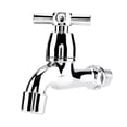 thumbnail image 1 of Nimoa Robinet d'eau, Machine à Laver ABS Robinet évier Bassin Robinet d'eau avec Bec Unique et poignée ( 3 poignée croisée), 1 of 8