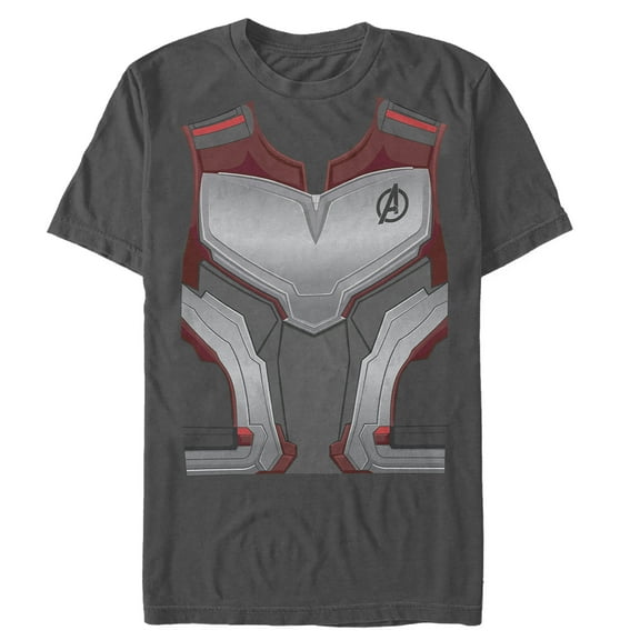Men's Marvel Avengers: Endgame Quantum Realm Suit Graphic Tee Charcoal Medium