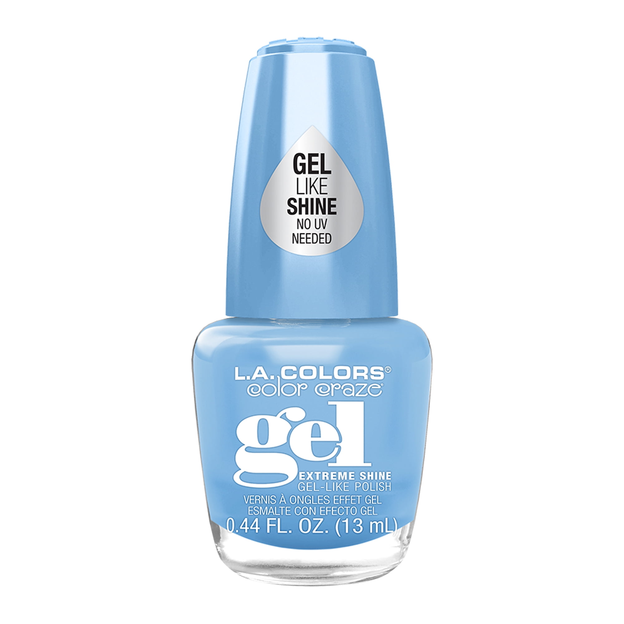 L.A. COLORS Gellike Nail Polish, Splashy, 0.44 fl oz