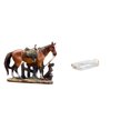 thumbnail image 1 of Figura de caballo,Figura coleccionable de caballo en miniatura,Bandeja de almacenamiento,Bandeja rectangular para servir,ideal para frutas y postres.,Bandeja decorativa multifuncional para el, 1 of 8