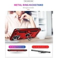 thumbnail image 3 of Grade Drop Impact for Motorola Moto G Stylus 5G 2023 Case 360 Metal Rotating Ring Kickstand Holder Armor Heavy Duty Shockproof Case for Moto G Stylus 5G 2023 Phone Case (Red), 3 of 15