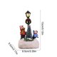 thumbnail image 3 of Adorno navideño luminoso | Farola decorativa con forma de muñeco de nieve para casa pequeña | Regalo navideño de resina para niños y árbol, 3 of 7