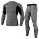 thumbnail image 1 of Sonducket Conjuntos de ropa interior térmica de invierno para hombre, Calzoncillos largos a prueba de viento, mallas elásticas de manga larga, traje para conjuntos de ropa Gris oscuro SG Sonducket AP013580-10, 1 of 6