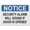 Warning Sign 4, variant on Metal Hanging Plate Horizontal PRIVATE PROPERTY KEEP OUT, Waterproof, Fade and Scratch Resistant, safety signs, equipment Warning signs, etc - NOTICE SIGN Style 20x30cm