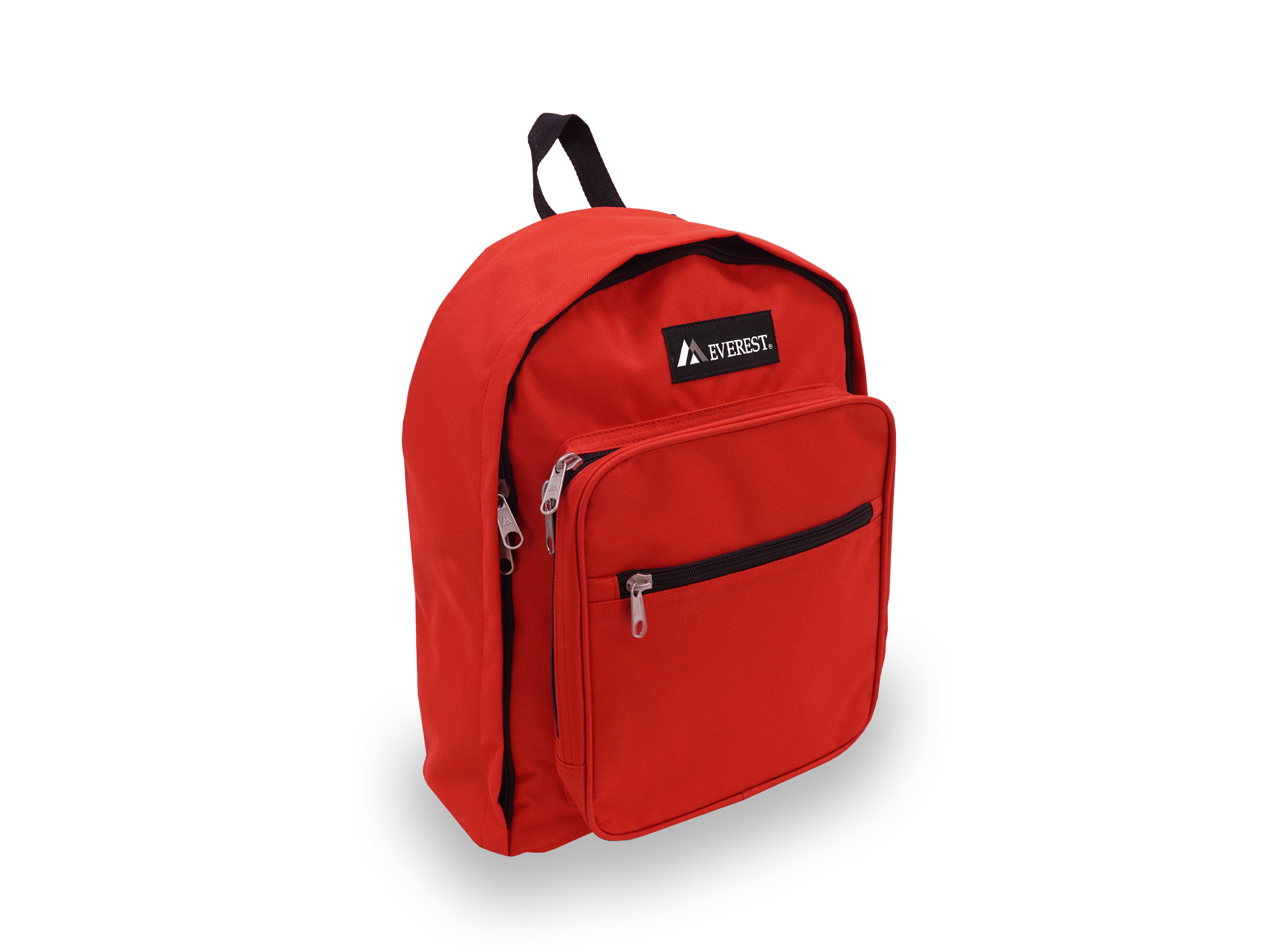 Everest Unisex Standard Backpack, Red - image 2 of 4
