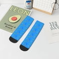 thumbnail image 7 of Pofeuu Colorful Snake Print 30cm Socks, Adult Running Hiking Socks for Youth and Adult, 7 of 7