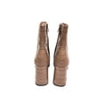 thumbnail image 2 of SAM EDELMAN Womens Beige Crocodile Comfort Goring Codie Square Toe Block Heel Zip-Up Booties 8 M, 2 of 4