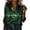 12#Multicolor, variant on Hxlamzoo St. Patricks Day Shirt Women 2026 Long Sleeve Button Down Irish Clover Shamrocks Tunic Tops Saint Patty's Day Outfit