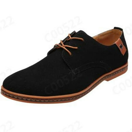 

Rdeuod Mens Dress Shoes Fashion Casual Solid Lace Up Oxfords Leather Shoes Male Business Shoes