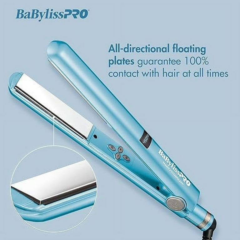 Babyliss Pro shops nano titanium 1 1/4” stainless steel flat iron hair straightener