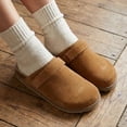 thumbnail image 3 of Cushionaire Boulder Genuine Leather Clogs for Women, Slingback Slip On Shoes with Adjustable Swivel Back Strap and Memory Foam Footbed, 3 of 20
