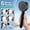 Athens Black Head, variant on High Pressure Shower Head Handheld Large Panel Rainfall Showerhead with One-Key Stop Water Saving for Bathroom Accessories