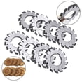 thumbnail image 2 of 8pcs HSS M1 Diameter 22mm PA20° 20 Degree #1-8 Involute Gear Cutters Set New, 2 of 10