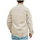 thumbnail image 3 of pstuiky camisetas de manga larga para hombre, Camisa informal de pana con solapa y manga larga para hombre, con bolsillos y botones lisos camisetas de hombre xxxl, 3 of 4