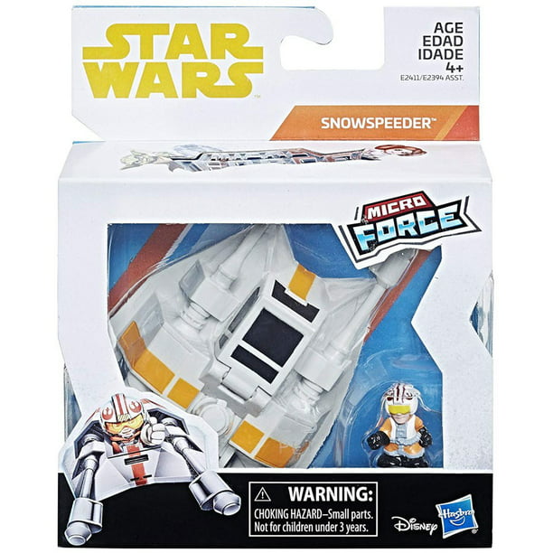 Star Wars Micro Force Snowspeeder & Luke Skywalker