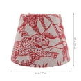 thumbnail image 4 of MasteelfCA Embroidery Fabric Lampshade Lamp Cover Tabletop Lamp Shade Tropical Light Cover, 4 of 7
