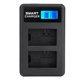 thumbnail image 4 of Cargador de batería NP-FW50 Nikou con ranura doble y carga USB para Sony A6000 A6300 A6500 A7r A, 4 of 14