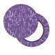 thumbnail image 2 of Balery Lavender Flowers Fundas de asiento para taburete de bar redondo de tela de terciopelo ajustables que protegen de arañazos y manchas para sillas de 14 a 17 pulgadas.-13 inch, 2 of 7