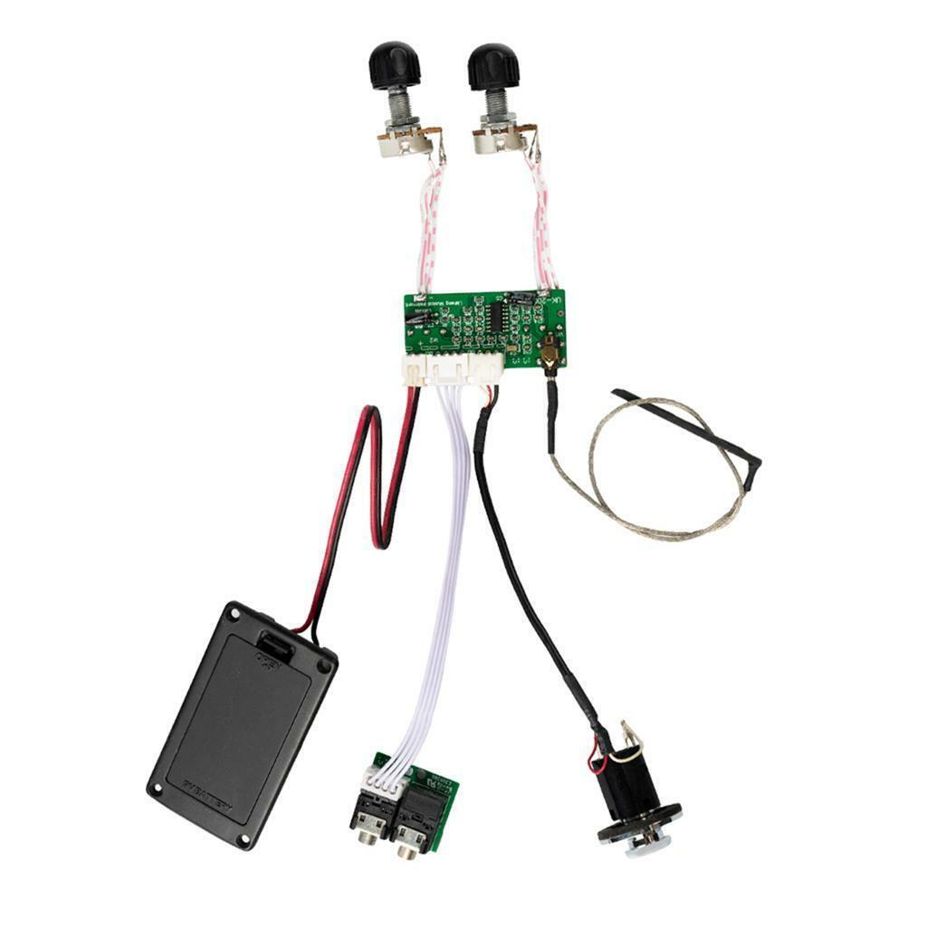 Ukulele Pickup Set Preamp Active Amplifier For Ukulele Parts