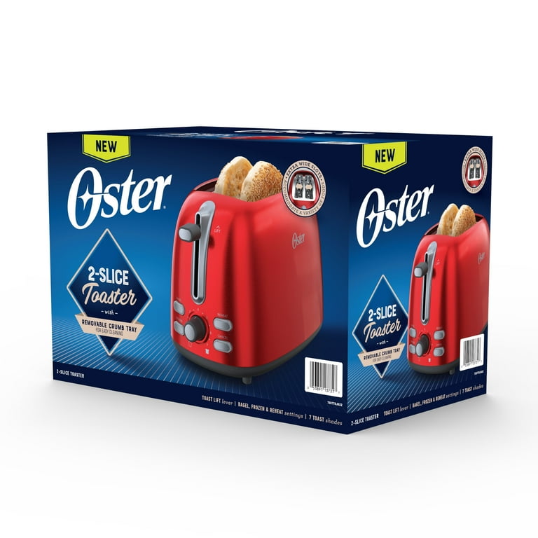 Oster® 2-Slice Toaster with Quick-Check Lever, Extra-Wide Slots