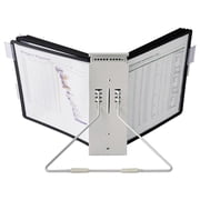 DURABLE INSTAVIEW Desktop Reference System, 10 Double-Sided Panels, Letter-Size, Black, (561201)