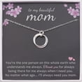 thumbnail image 4 of Anavia Mother's Day Gifts for Mom, to my beautiful Mom Card Gift 925 Sterling Silver Necklace, Birthday Gift for Mom, 4 of 10