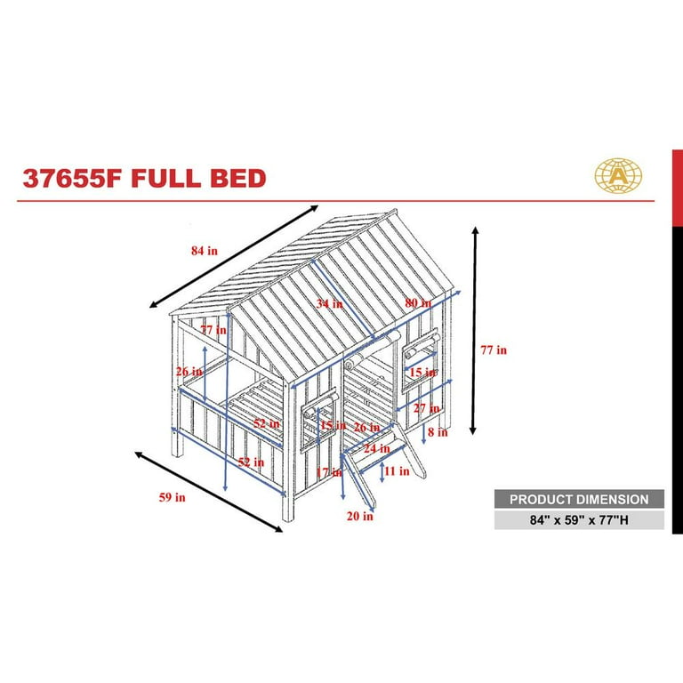 Acme spring cottage on sale full bed